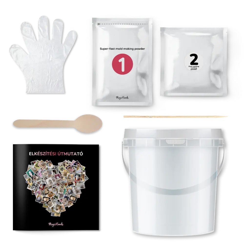 MagicHands. SZERELMES kézszobor készítő készlet - PÁROS