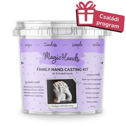 MagicHands. kézszobor készítő készlet - CSALÁDI