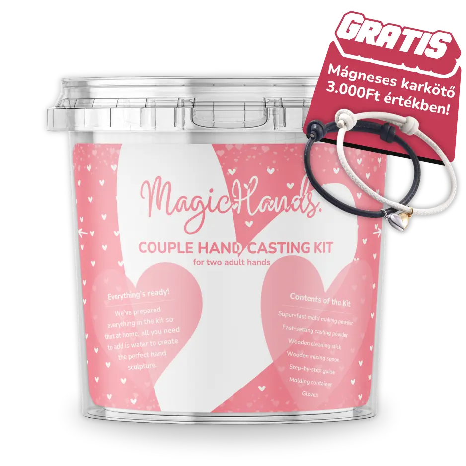MagicHands. SZERELMES kézszobor készítő készlet - PÁROS