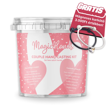 MagicHands. SZERELMES kézszobor készítő készlet - PÁROS
