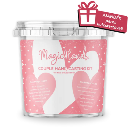 MagicHands. SZERELMES kézszobor készítő készlet - PÁROS