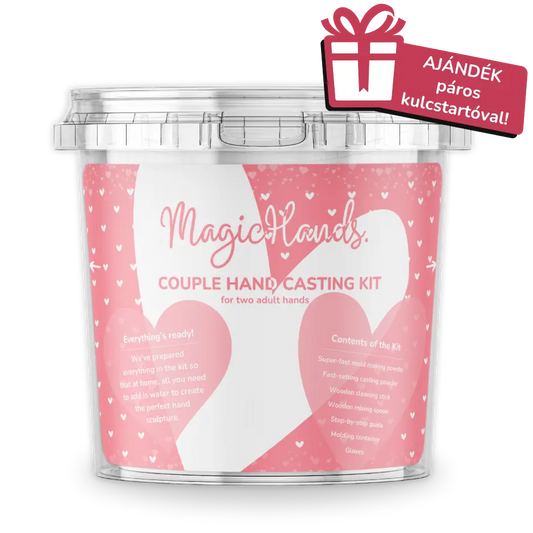 MagicHands. SZERELMES kézszobor készítő készlet - PÁROS